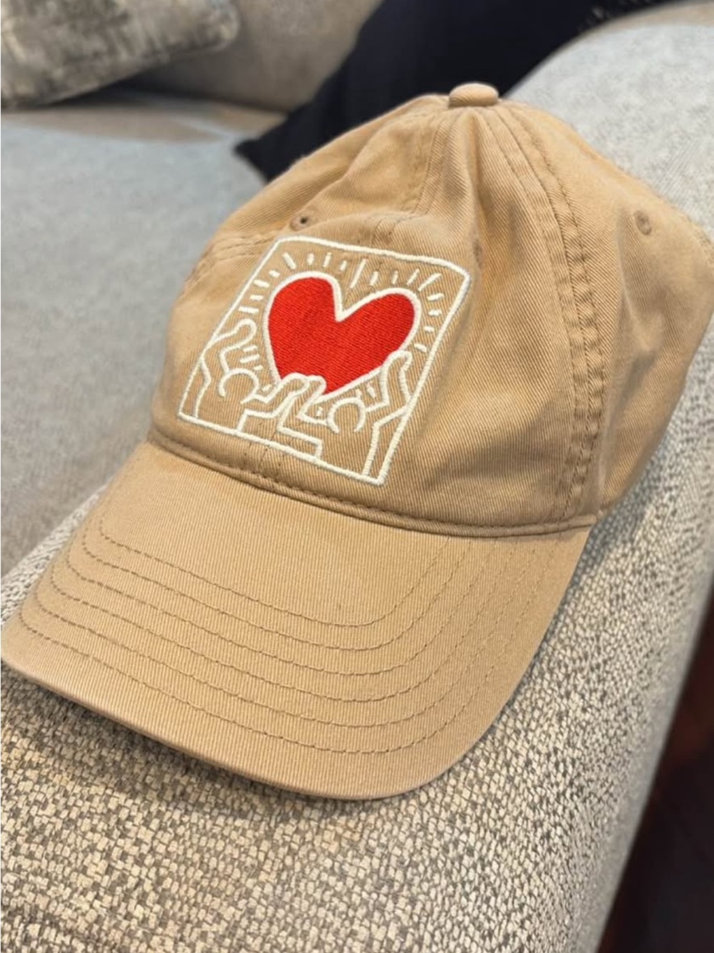 Keith haring mad engine strapback hat